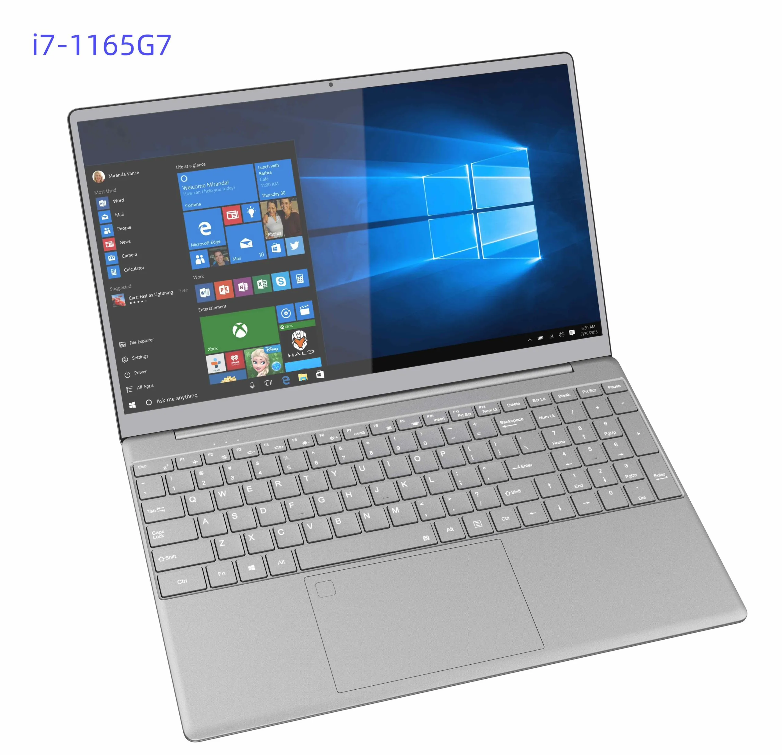 i7-1165G7 Left side ports