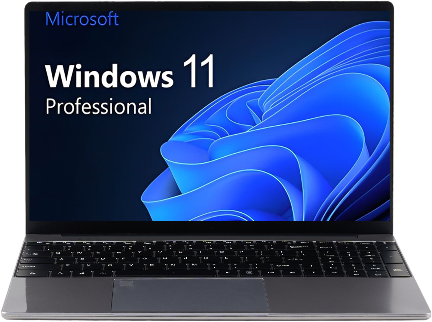 NXTCORE Pro laptop displaying Windows 11 on screen, designed for professional use with high performance